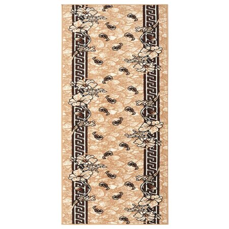 vidaXL Tapis BCF Beige 100x200 cm