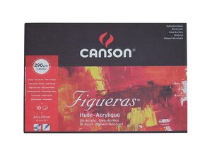 Bloc papier dessin 'Figueras', 330 x 240 mm, 290 g/m2 10 feuilles CANSON