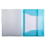 Trieur Polypropylène 3 Rabats Chromaline Pastel 6 Compartiments - Couleurs Assorties - X 10 - Exacompta