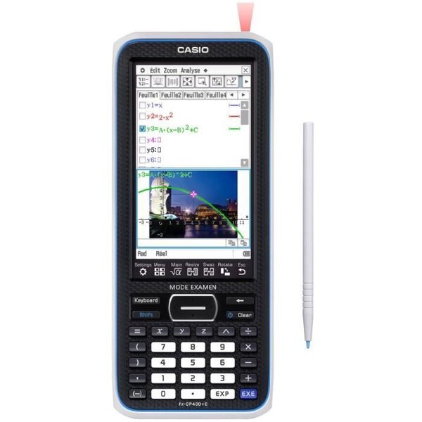 CASIO Calculatrice graphique FX CP 400+E (Mode examen) grise