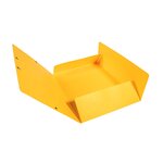 Chemises À Élastiques Carte Lustrée 3 Rabats Monobloc - Jaune - X 50 - Exacompta