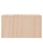 vidaXL Support de moniteur 50x27x15 cm Bois de pin solide