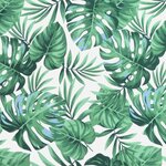 vidaXL Coussin de banc de jardin motif de feuilles 150x50x3 cm