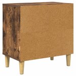 vidaXL Maison pour chat Chêne fumé 51 x 30 x 52 cm Bois d'ingénierie