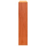 vidaXL Tête de lit avec rangement cire marron 150cm bois massif de pin