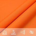 vidaXL Voile de parasol tissu oxford rectangulaire 2 5x4 m orange