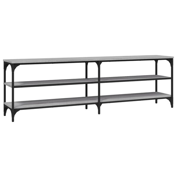 vidaXL Meuble TV sonoma gris 160x30x50 cm bois d'ingénierie