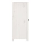 vidaXL Buffet blanc 39x35x80 cm bois massif de pin
