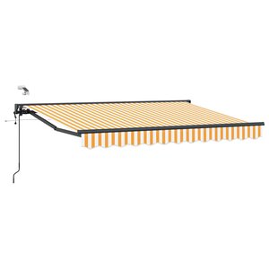 vidaXL Auvent rétractable électrique 3 5 x 2 m