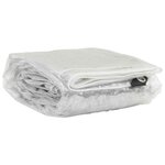 vidaXL Couverture pour plantes Transparent 5 x 10 m PVC