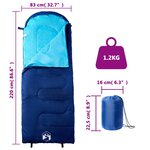 vidaXL Sac de couchage pour adultes camping 3-4 saisons