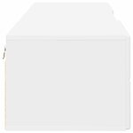 vidaXL Cabinet en Bois Blanc 150 x 39 x 30 cm Bois d'ingénierie