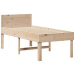 vidaXL Cadre de lit sans matelas 80x200 cm bois massif de pin