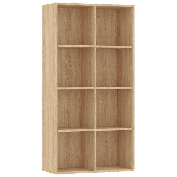 vidaXL Bibliothèque/Buffet Chêne sonoma 66x30x130 cm Bois d’ingénierie
