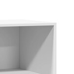 vidaXL Garde-robe blanc 77x48x102 cm bois d'ingénierie