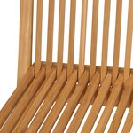 vidaXL Ensemble à manger de jardin 5 Pièces Bois de teck massif