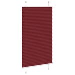 vidaXL Store plissé rouge bordeaux 75x100 cm largeur du tissu 74 4 cm