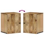 vidaXL Armoire de salle de bain murale 38x33x48cm bois massif manguier