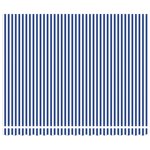 vidaXL Store Rétractable Manuel Bleu et Blanc 350x250 cm