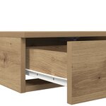 Tiroirs de lit vidaXL en chêne fait main de 80x36 5x16 5 cm en bois composite