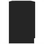 vidaXL Armoire d'évier noir 59x37x59 cm bois d'ingénierie