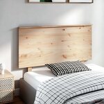 vidaXL Tête de lit 124x6x82 5 cm Bois massif de pin