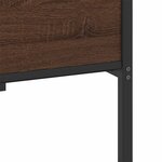 vidaXL Cadre de lit sans matelas chêne marron 100x190 cm