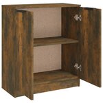 vidaXL Buffet Chêne fumé 60x30x70 cm Bois d'ingénierie