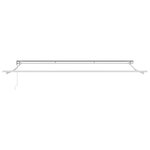 vidaXL Auvent rétractable électrique Crème 4 5 × 3 m