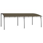 vidaXL Auvent pare-soleil de jardin 6x3x2 55 m Taupe
