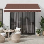 vidaXL Auvent manuel rétractable marron 300x250 cm