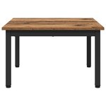 vidaXL Table basse Bois ancien 60 x 60 x 36 cm Bois d'ingénierie