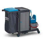 Chariot de ménage professionnel procart 317 - combisteel -  -  1380x620x1080mm