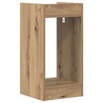 vidaXL Support de Plante 2 pièces Chêne artisanal 30 x 30 x 60 cm