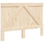 vidaXL Tête de lit 140x104 cm bois massif de pin