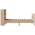 vidaXL Cadre de lit sans matelas 90x200 cm bois de pin massif