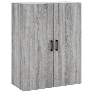 vidaXL Armoire murale sonoma gris 69 5x34x90 cm
