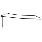 vidaXL Auvent Anthracite 4 5 ×3 m Métal