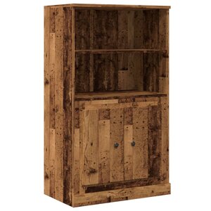 vidaXL Buffet haut vieux bois 60x35 5x103 5 cm bois d'ingénierie