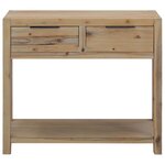 vidaXL Table console 82x33x73 cm Bois d'acacia massif