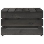 vidaXL Tables palette de jardin 2 Pièces Bois de pin imprégné