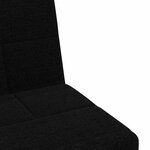 vidaXL Canapé-lit en forme de L noir 255x140x70 cm tissu