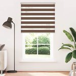 vidaXL Store zèbre marron 120x200cm largeur du tissu 115 9cm polyester