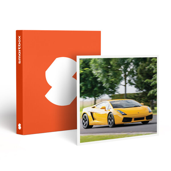 SMARTBOX - Coffret Cadeau Pilotage pour 1 enfant : 2 tours en Clio RS et 2 tours en Lamborghini Gallardo -  Sport & Aventure
