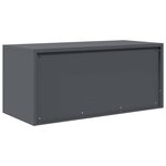 vidaXL Armoire de rangement Anthracite 90 x 40 x 40 cm Acier