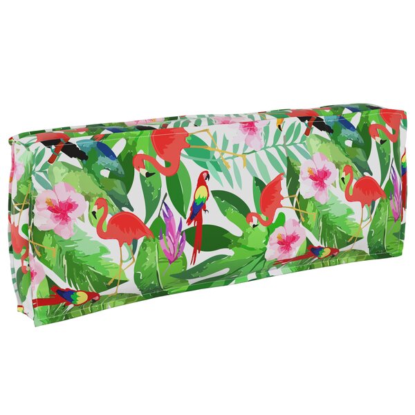 vidaXL Coussin de palette pour dos tropical jungle 120x40x12 cm en tissu Oxford
