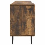 vidaXL Meuble TV 150 x 31 x 50 cm Chêne fumé Bois d'ingénierie