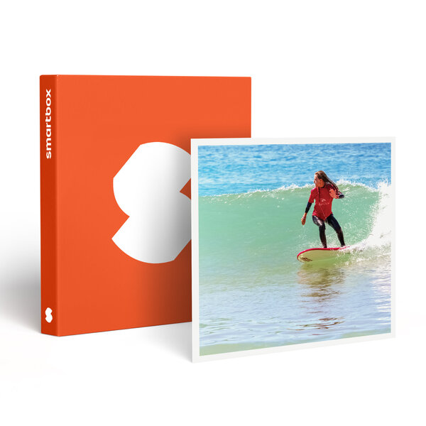 SMARTBOX - Coffret Cadeau Cours de surf avec location de planche à Hossegor - Sport & Aventure