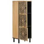 vidaXL Armoire latérale 40x33x110 cm bois massif de manguier