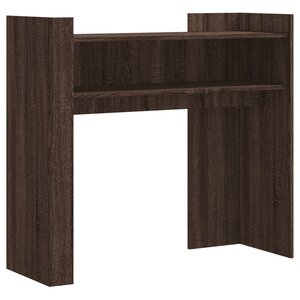 vidaXL Table console chêne marron 100x35x90 cm bois d'ingénierie